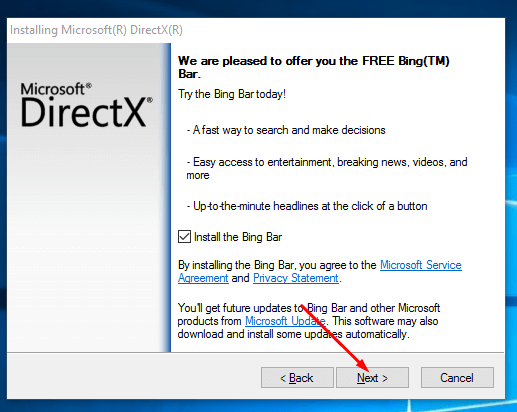 directx 11 installer windows 10 64 bit